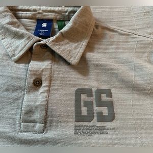 G-Star Raw ​Stitch & Graphic Logo Polo men’s size Medium